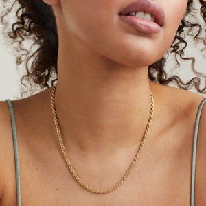 Mejuri Bold Rope Chain Necklace